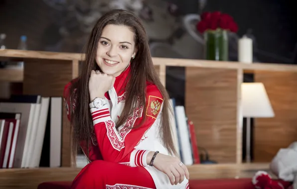 Картинка красавица, спортсменка, чемпионка, Аделина Сотникова