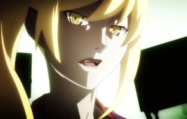 Anime, bakemonogatari, oshino shinobu, истории монстров, kissshot acerolaorion heartunderblade.
