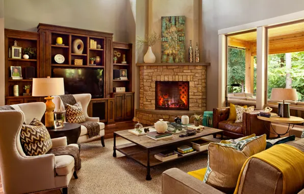 Картинка дизайн, стиль, комната, интерьер, гостиная