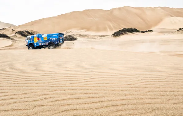 Песок, Грузовик, Гонка, Мастер, Холмы, Россия, Kamaz, Rally