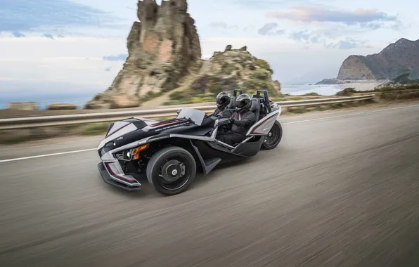 Beautiful, comfort, hi-tech, Polaris, Slingshot, tecnology, sporty, tricycle