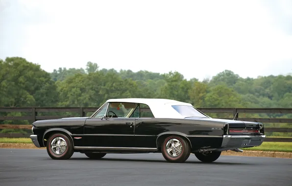 Кабриолет, Pontiac, GTO, Понтиак, 1964, ретро автомобили, Convertible, LeMans