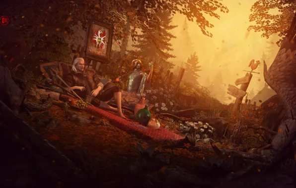 Природа, отдых, пикник, кайф, Geralt