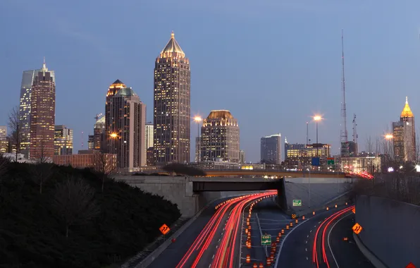 Картинка city, город, USA, Georgia, Atlanta