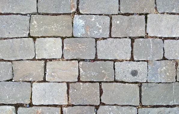 Wallpaper, road, grey, texture, background, stones, paving-stones