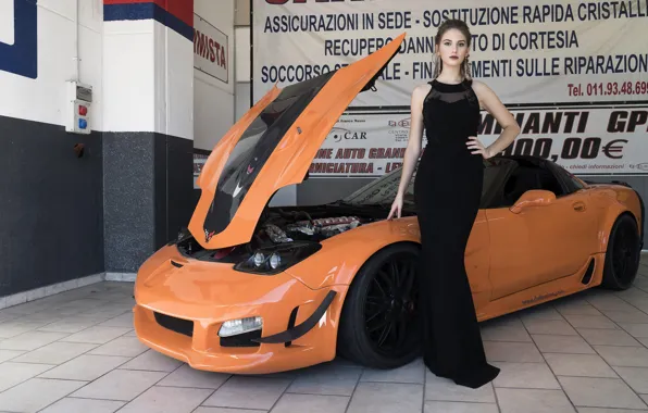 Взгляд, лицо, стиль, модель, платье, автомобиль, GIORGIA