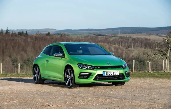 Картинка green, volkswagen, scirocco