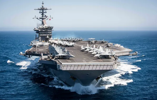Картинка aircraft carrier, USS Theodore Roosevelt, CVN 71
