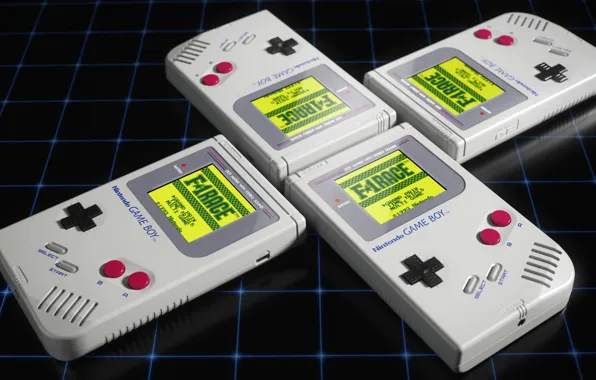 Игра, Ретро, Nintendo, Рендеринг, Винтаж, by Oliver Harries, Oliver Harries, Game Boy Classic