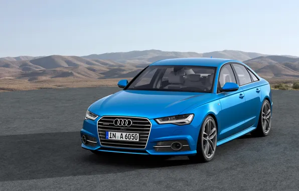 Audi, quattro, blu