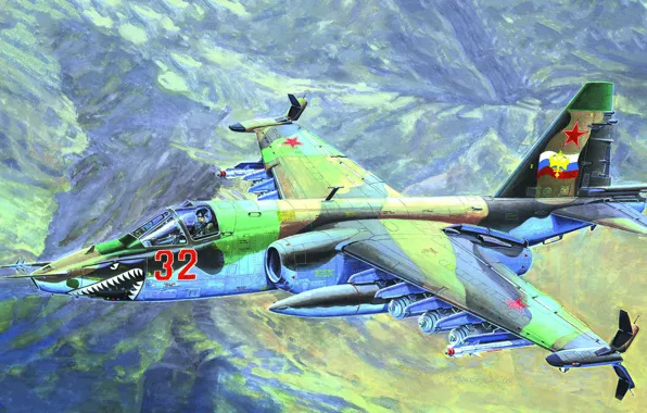 Штурмовик, Боевой самолет, Российская Федерация, Су-25К