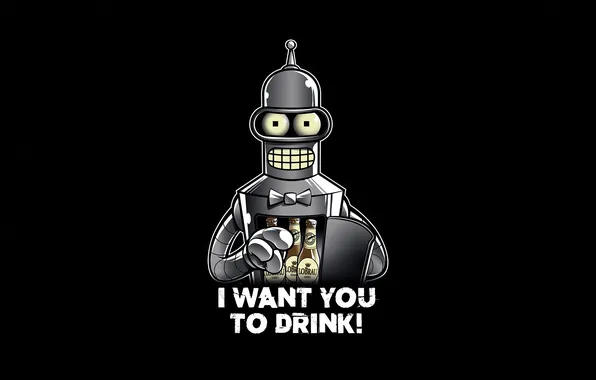 Картинка futurama, bender, film