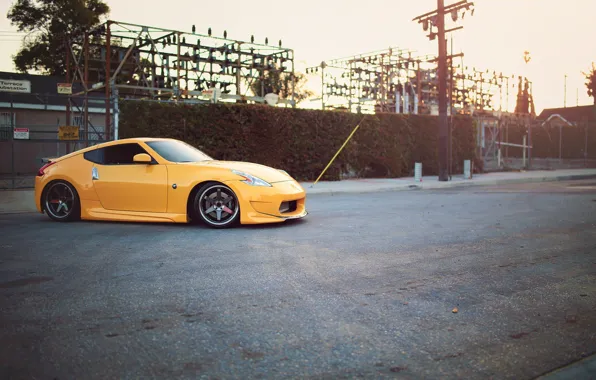 Nissan, tuning, 370z, stance