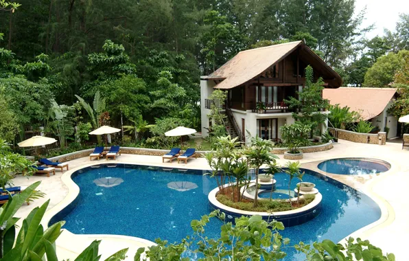 Дом, бассейн, Thailand, Krabi
