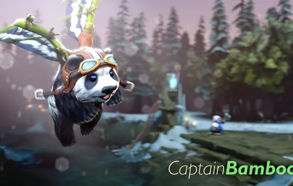 Панда, Dota 2, Captain Bamboo