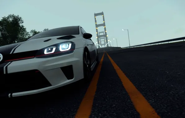 Game, Golf, Wolksvagen, Ponte, the crew, Rodovia