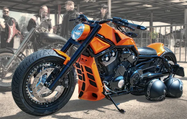 Картинка дизайн, HDR, мотоцикл, форма, байк, шлемы