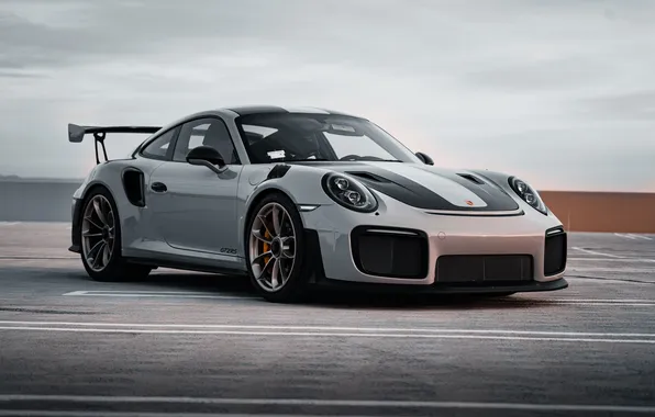 Серый, Porsche, спортивная машина, Porsche 911 GT2 RS