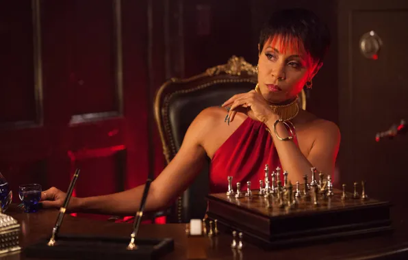 Обои Актриса, Сериал, Готэм, Gotham, Fish Mooney, Jada Pinkett.