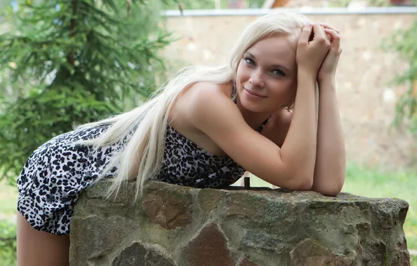 Улыбка, позитив, блондинка, красивая девушка, отличное настроение