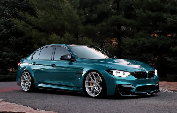 Картинка BMW, Blue, Sedan, F80