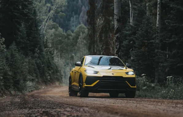 Lamborghini Yellow Crossover Suv Urus Lamborghini