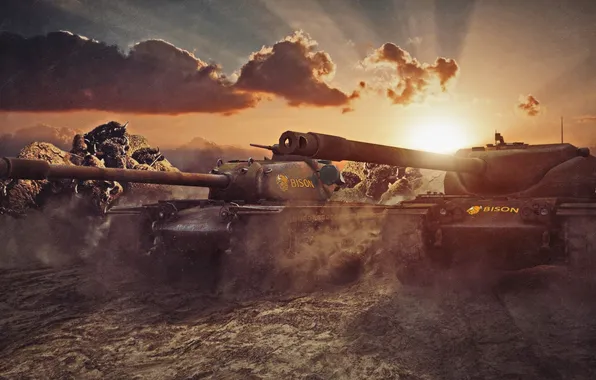 Картинка танк, танки, WoT, Мир танков, tank, World of Tanks, tanks, T110E5