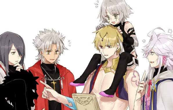Аниме, арт, книга, Fate / Grand Order, Судьба великая кампания