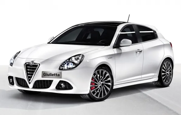 Белый, Alfa Romeo, итальянский, Giulietta