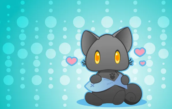 Картинка аниме, арт, неко