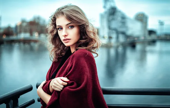 Портрет, боке, Lods Franck, Léa Cuvillier