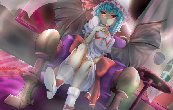 Девушка, демон, Touhou, Тохо, Тоухоу