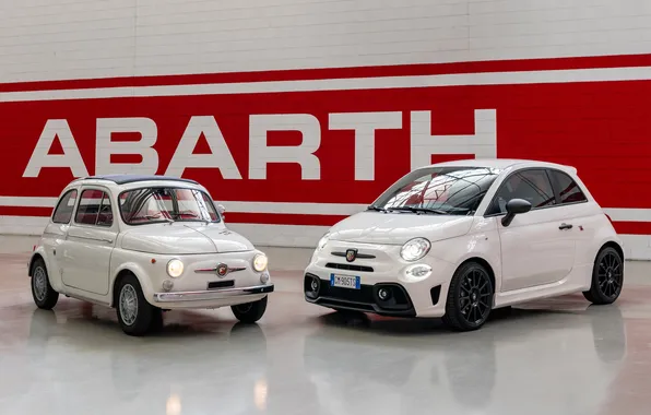 Мини, белый цвет, Abarth, Abarth 595