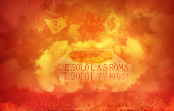 Wallpaper, sport, Italy, football, AS Roma