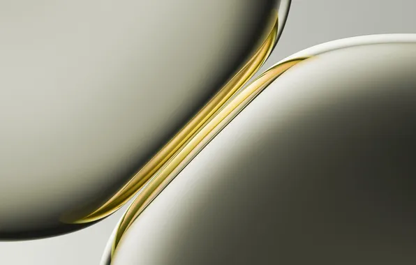 Abstract, yellow, Golden, Gradient, 3D Render, 3D-рендер