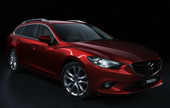 Auto, wagon, mazda-6