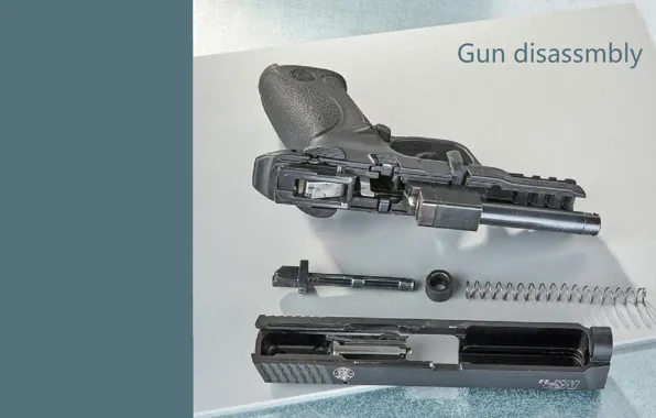 Gun, pistol, weapon, handgun, disassmbly