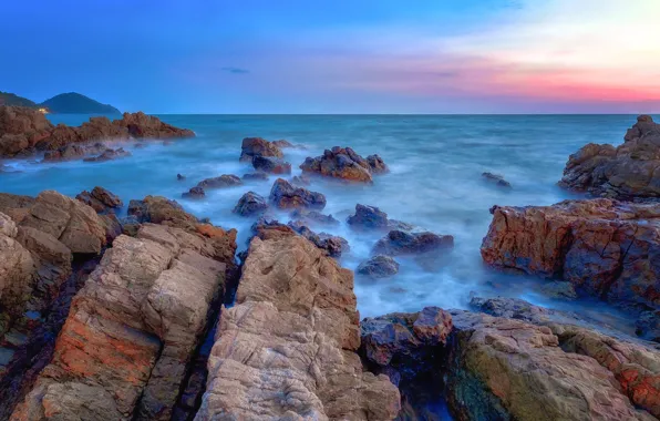 Море, скалы, Таиланд