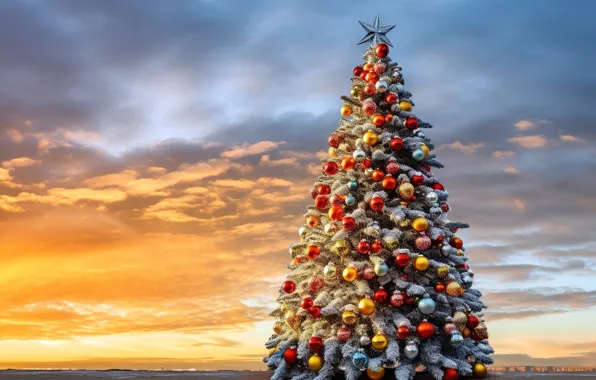 Украшения, шары, елка, Новый Год, Рождество, new year, Christmas, balls