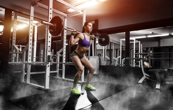 Картинка legs, brunette, fitness, gym