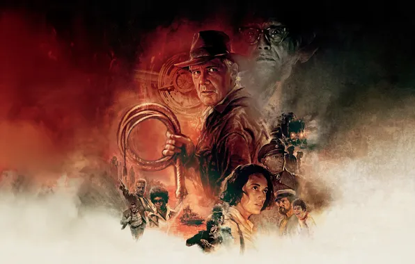 Фантастика, рисунок, арт, приключения, постер, Harrison Ford, Харрисон Форд, Indiana Jones