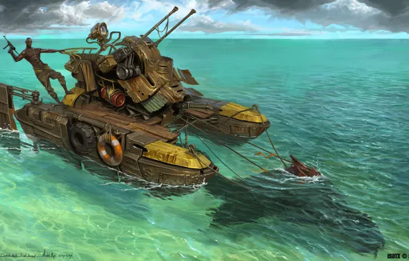 Оружие, животное, катамаран, Warlord, March of War, Sealrider
