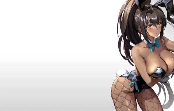 Sexy, Anime, bunny, Stockings, tan, tanned, Karin, usagi