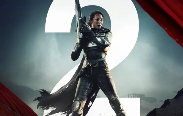 Girl, sword, gun, blood, pistol, game, weapon, woman