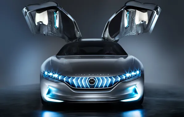 Двери, вид спереди, Hybrid, 2018, Pininfarina, Kinetic GT