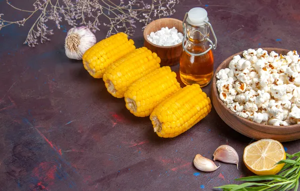 Кукуруза, початки, зерна кукурузы