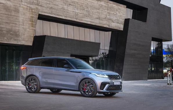 Авто, улица, здание, Land Rover, Velar, Range Rover Velar