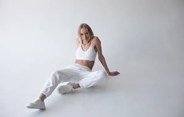 Girl, woman, beautiful, model, sweet, sneakers