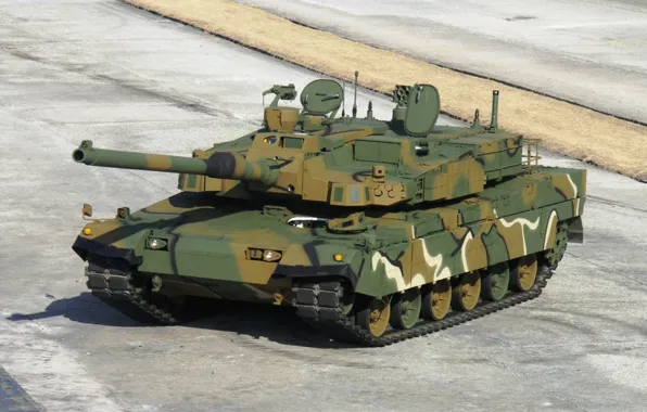 Картинка танк, Южная Корея, K1A2, Чёрная пантера, «Black Panther»