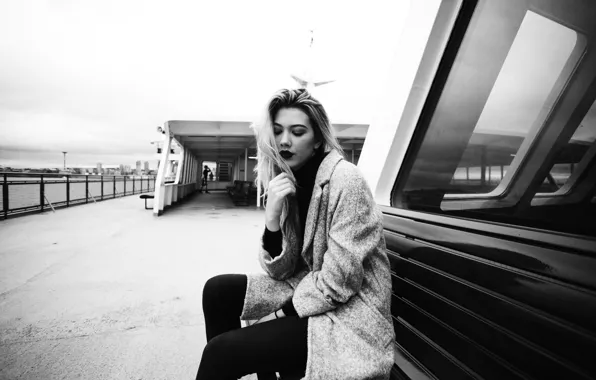 Девушка, город, настроение, портрет, фотограф, Сиэтл, Natalie, Jon Trend